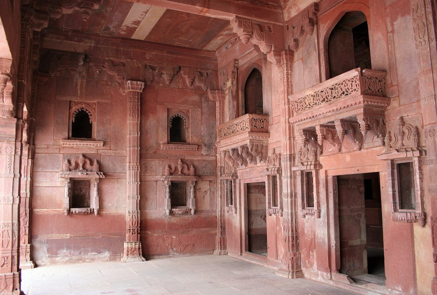 Carved architectural detail from Indian heritage