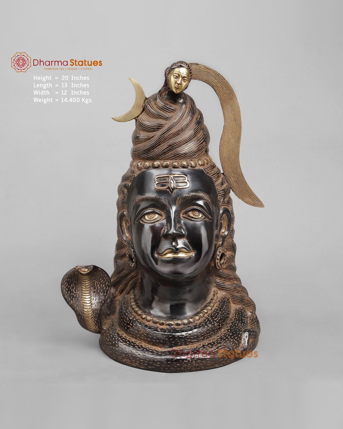 Shiva Head with Ganga