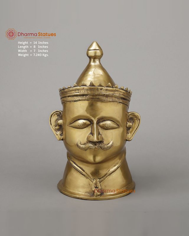 Shiva Mukhalingam with Crown, Gold