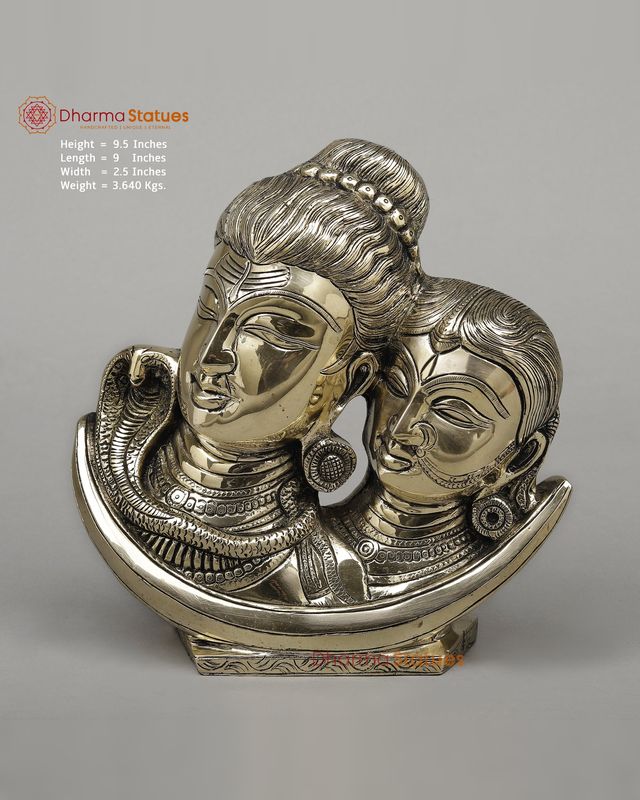 Shiva and Parvati on the Moon