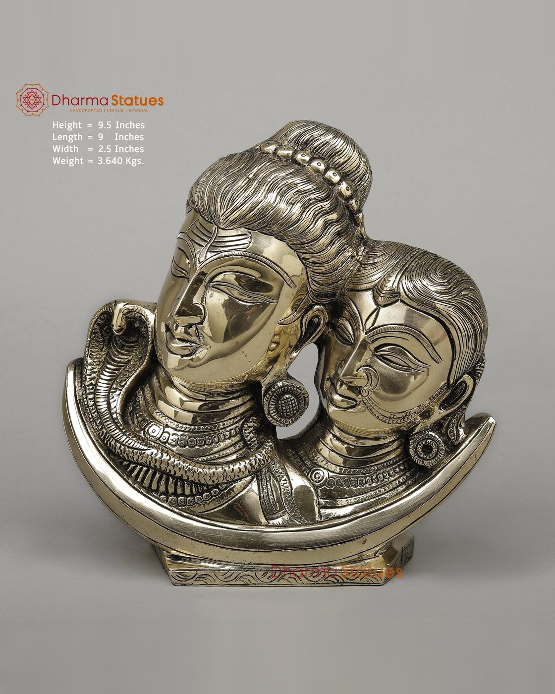 Shiva and Parvati on the Moon