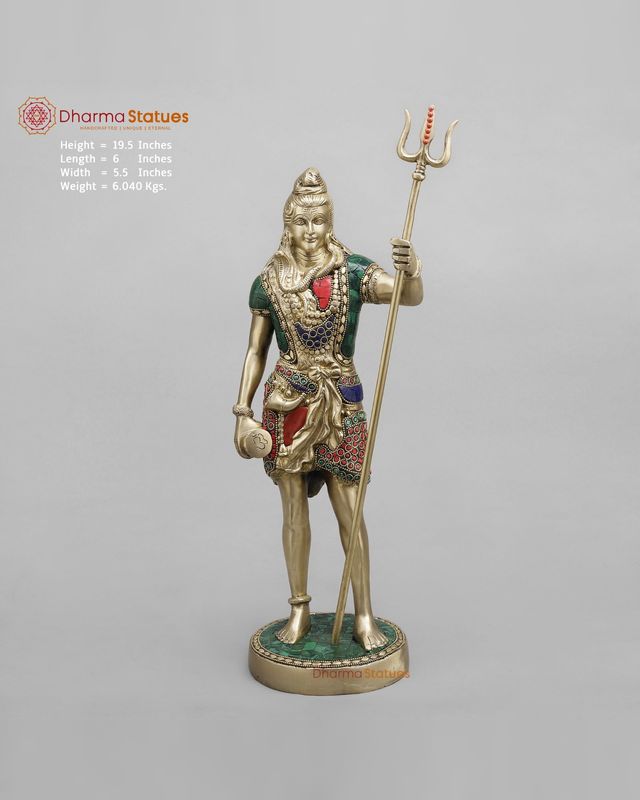 Standing Shiva with Stonework