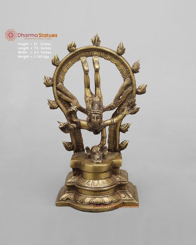 Tandav Shiva in a Ring of Flames