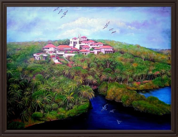 Hilltop Retreat by the River