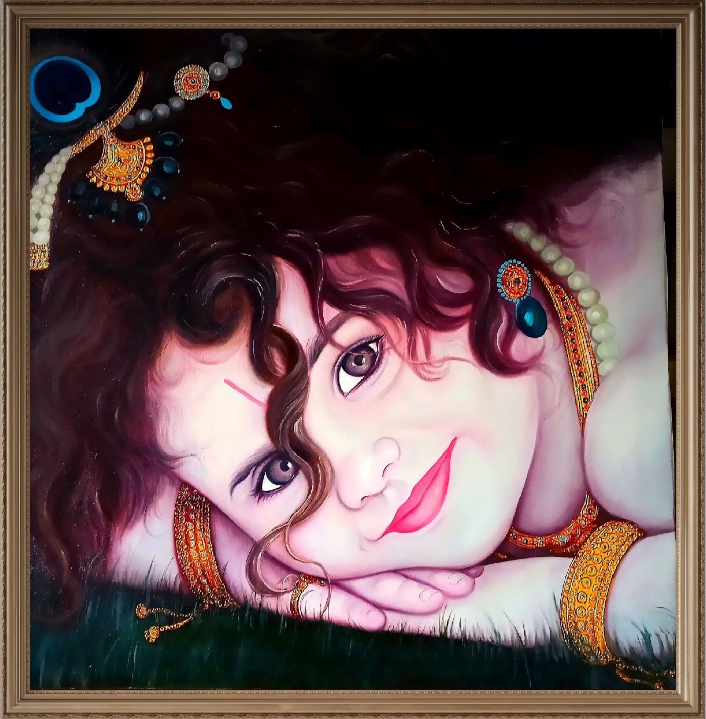 Little Krishna Resting