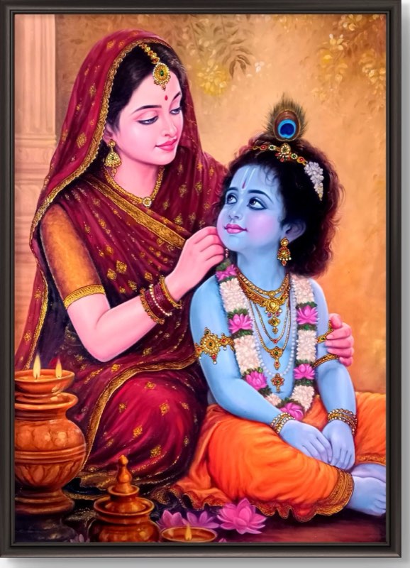 Yashoda and Little Krishna