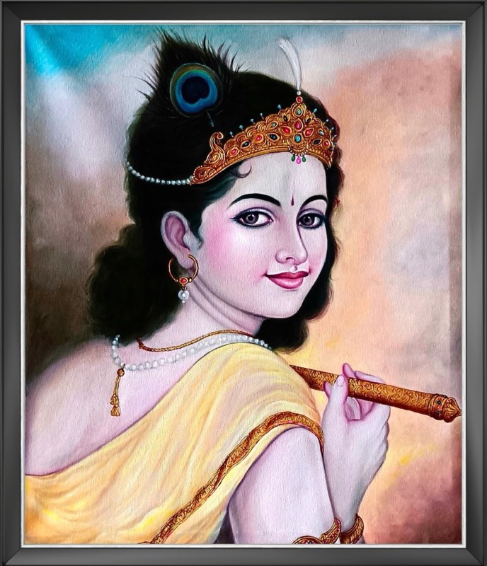 Young Krishna with His Flute